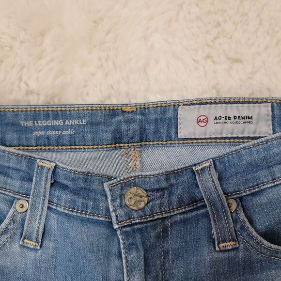 Adriano Goldschmied AG The Legging Super Skinny Ankle Jeans Size 27 x 28 Inseam - Picture 5 of 10